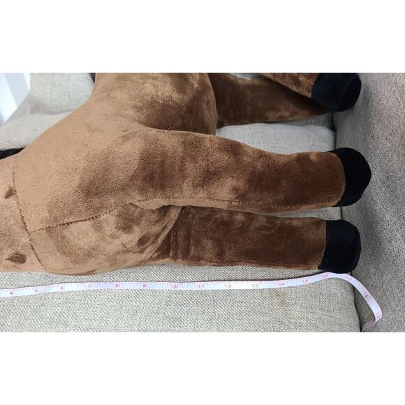 Madame Alexander Doll Company Horse 19 in Plush Large Chestnut Pony Posable Brow - Picture 6 of 6